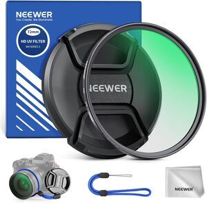 NEEWER 72mm MC UV Protection Filter with Lens Cap